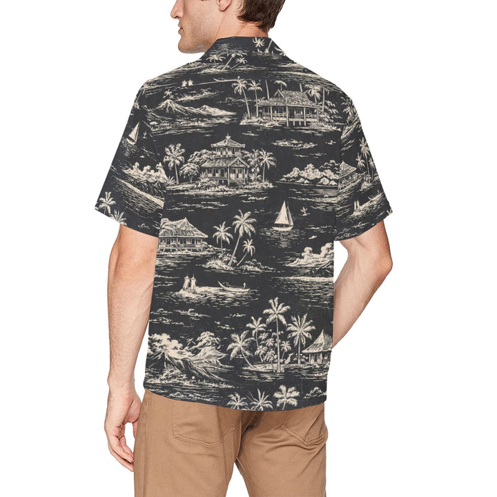 Hawaiian Shirt with Chest Pocket (T58)