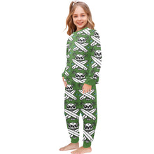 Load image into Gallery viewer, Little Girls&#39; Crew Neck Long Pajama Set
