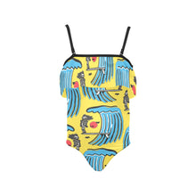 Load image into Gallery viewer, Kids&#39; Spaghetti Strap Ruffle Swimsuit
