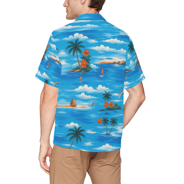 Hawaiian Shirt with Chest Pocket