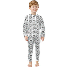 Load image into Gallery viewer, Little Boys&#39; Crew Neck Long Pajama Set
