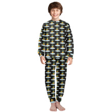 Load image into Gallery viewer, Big Boys&#39; Crew Neck Long Pajama Set
