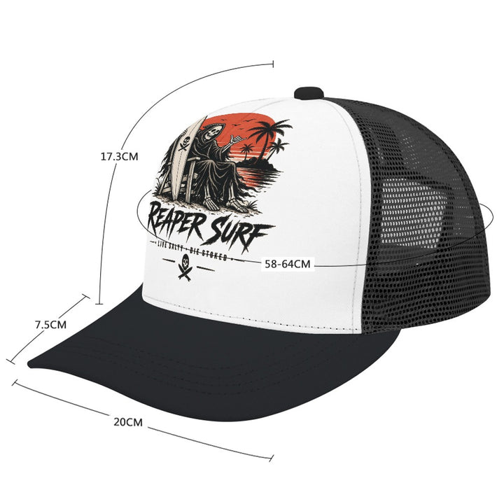 Baseball Cap Bent glue rear hollow (multi-color optional)