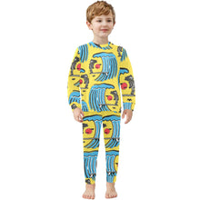 Load image into Gallery viewer, Little Boys&#39; Crew Neck Long Pajama Set
