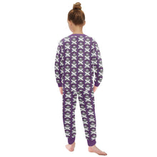 Load image into Gallery viewer, Little Girls&#39; Crew Neck Long Pajama Set
