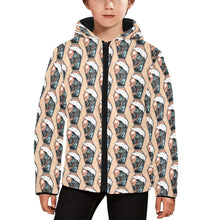 Load image into Gallery viewer, Kids&#39; Padded Hooded Jacket
