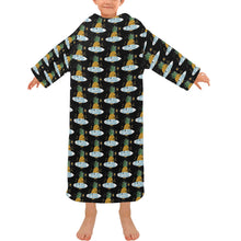 Load image into Gallery viewer, Blanket Robe with Sleeves for Kids
