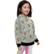 Load image into Gallery viewer, Little Girls&#39; Zip Up Hoodie
