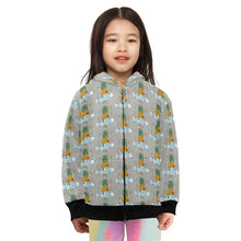 Load image into Gallery viewer, Little Girls&#39; Zip Up Hoodie
