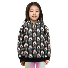 Load image into Gallery viewer, Little Girls&#39; Zip Up Hoodie
