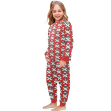 Load image into Gallery viewer, Little Girls&#39; Crew Neck Long Pajama Set
