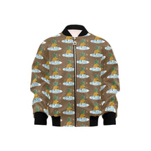 Load image into Gallery viewer, Kids&#39; Bomber Jacket with Pockets
