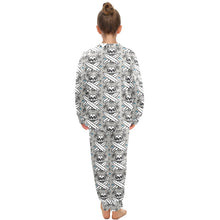 Load image into Gallery viewer, Big Girls&#39; Crew Neck Long Pajama Set
