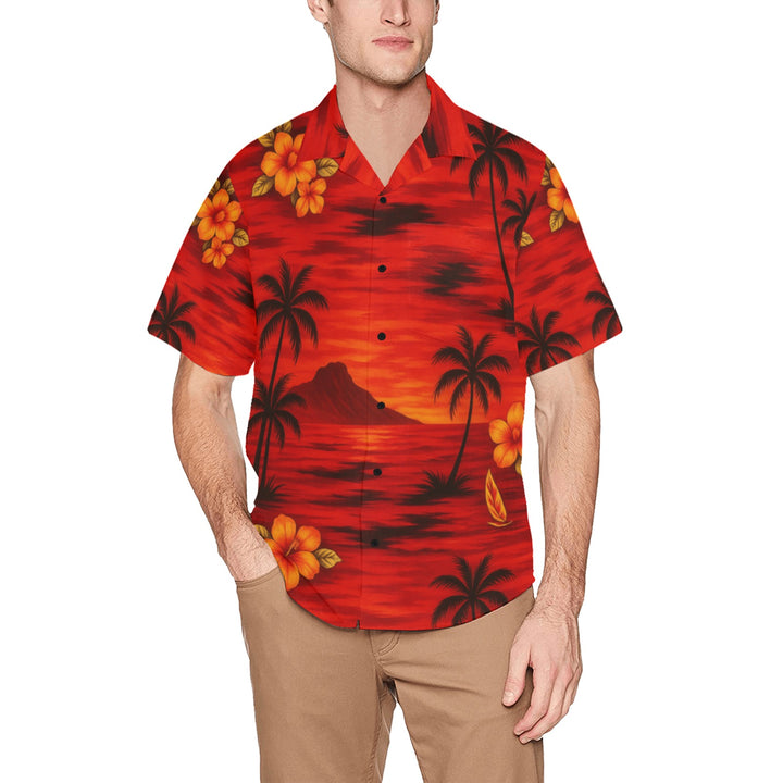 Hawaiian Shirt with Chest Pocket