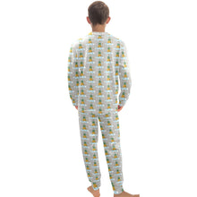 Load image into Gallery viewer, Big Boys&#39; Crew Neck Long Pajama Set
