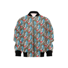 Load image into Gallery viewer, Kids&#39; Bomber Jacket with Pockets
