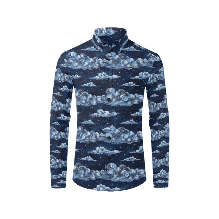 Men's All Over Print Long Sleeve Shirt(Without Pocket)(T61)