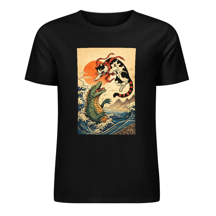 New Pure cotton short sleeved T-shirt Front print Multiple colors
