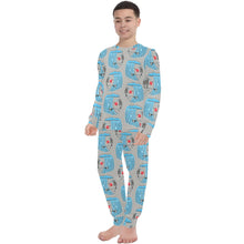 Load image into Gallery viewer, Big Boys&#39; Crew Neck Long Pajama Set
