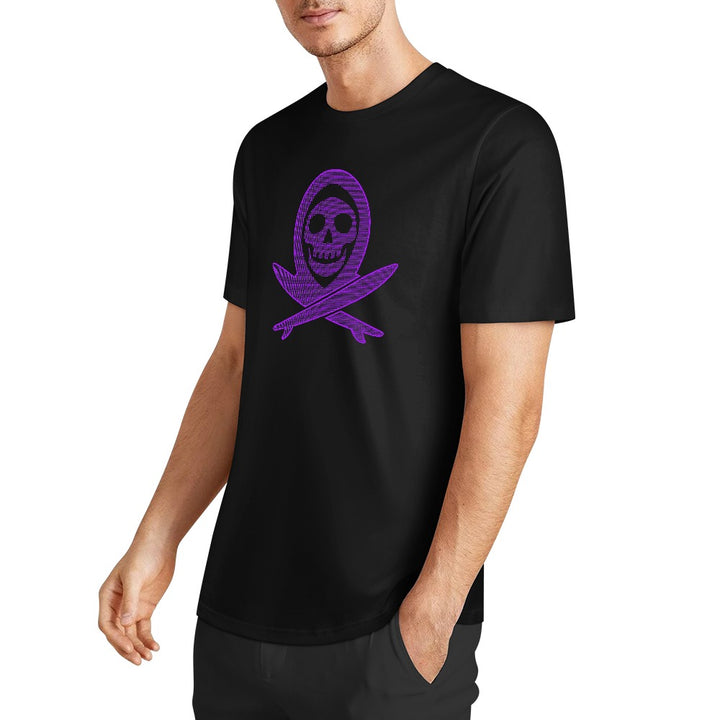 New Pure cotton short sleeved T-shirt Front print Multiple colors