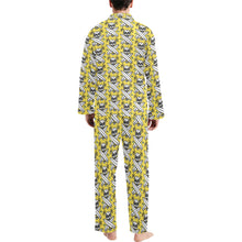 Load image into Gallery viewer, Men&#39;s V-Neck Long Pajama Set
