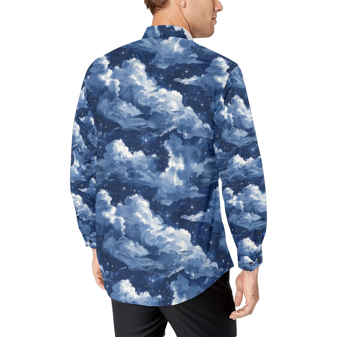 Men's All Over Print Long Sleeve Shirt(Without Pocket)(T61)