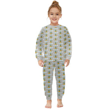 Load image into Gallery viewer, Little Girls&#39; Crew Neck Long Pajama Set
