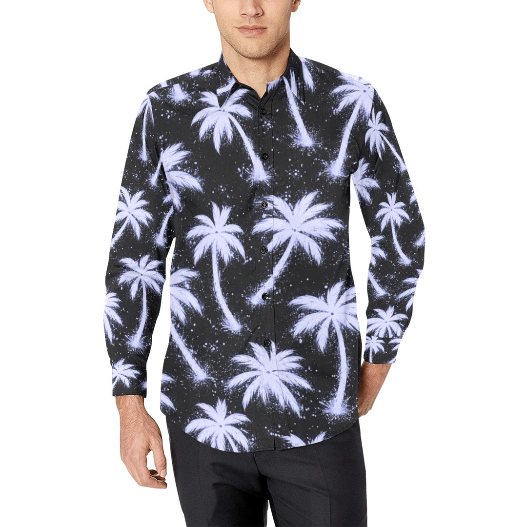 Men's All Over Print Long Sleeve Shirt(Without Pocket)(T61)