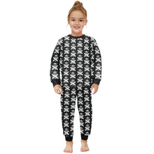 Load image into Gallery viewer, Little Girls&#39; Crew Neck Long Pajama Set
