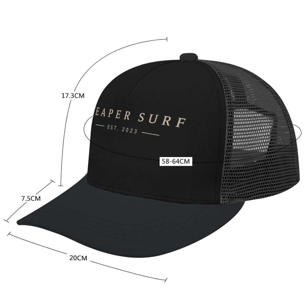 Baseball Cap Bent glue rear hollow (multi-color optional)
