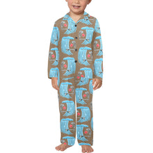 Load image into Gallery viewer, Little Boys&#39; V-Neck Long Pajama Set
