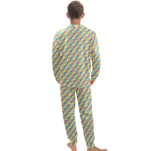 Load image into Gallery viewer, Big Boys&#39; Crew Neck Long Pajama Set
