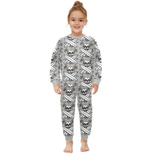 Load image into Gallery viewer, Little Girls&#39; Crew Neck Long Pajama Set
