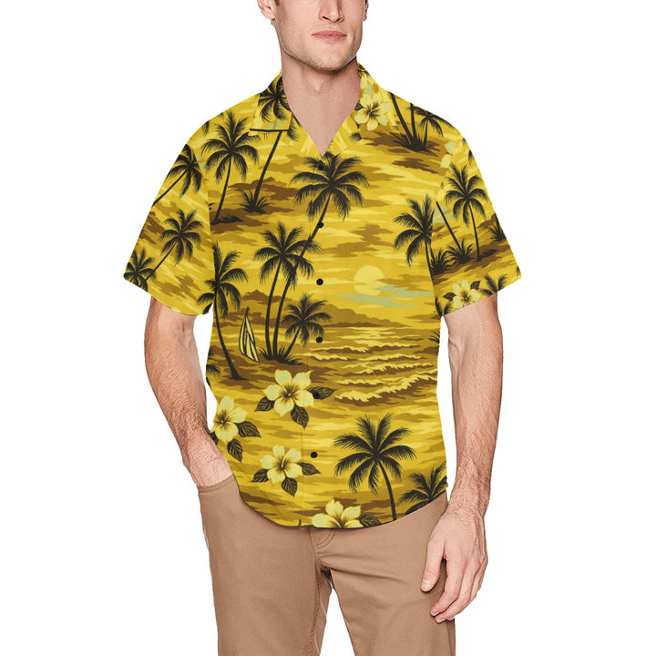 Hawaiian Shirt with Chest Pocket