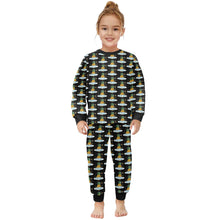 Load image into Gallery viewer, Little Girls&#39; Crew Neck Long Pajama Set
