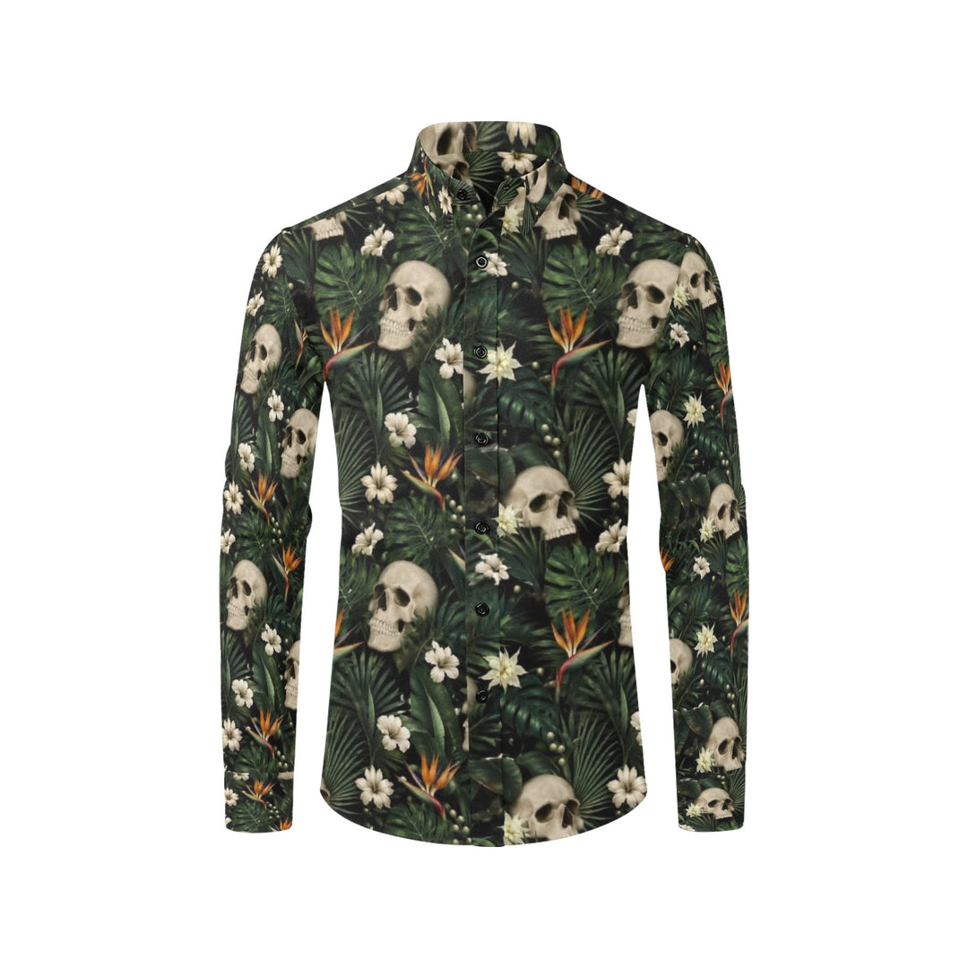 Men's All Over Print Long Sleeve Shirt(Without Pocket)(T61)