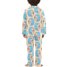 Load image into Gallery viewer, Little Boys&#39; V-Neck Long Pajama Set
