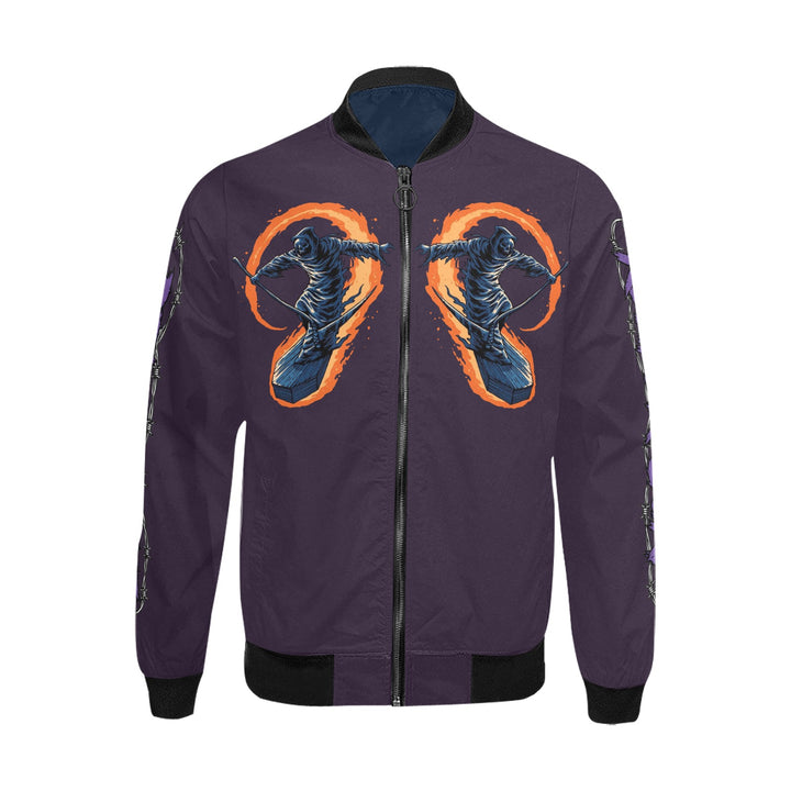 Men's All Over Print Bomber Jacket (Model H31)
