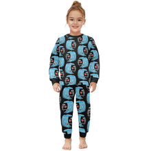 Load image into Gallery viewer, Little Girls&#39; Crew Neck Long Pajama Set
