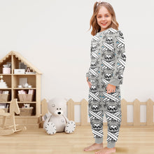 Load image into Gallery viewer, Little Girls&#39; Crew Neck Long Pajama Set
