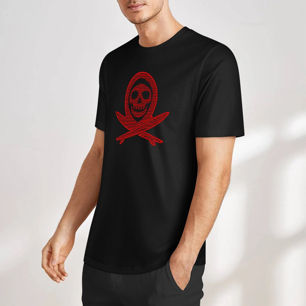 New Pure cotton short sleeved T-shirt Front print Multiple colors