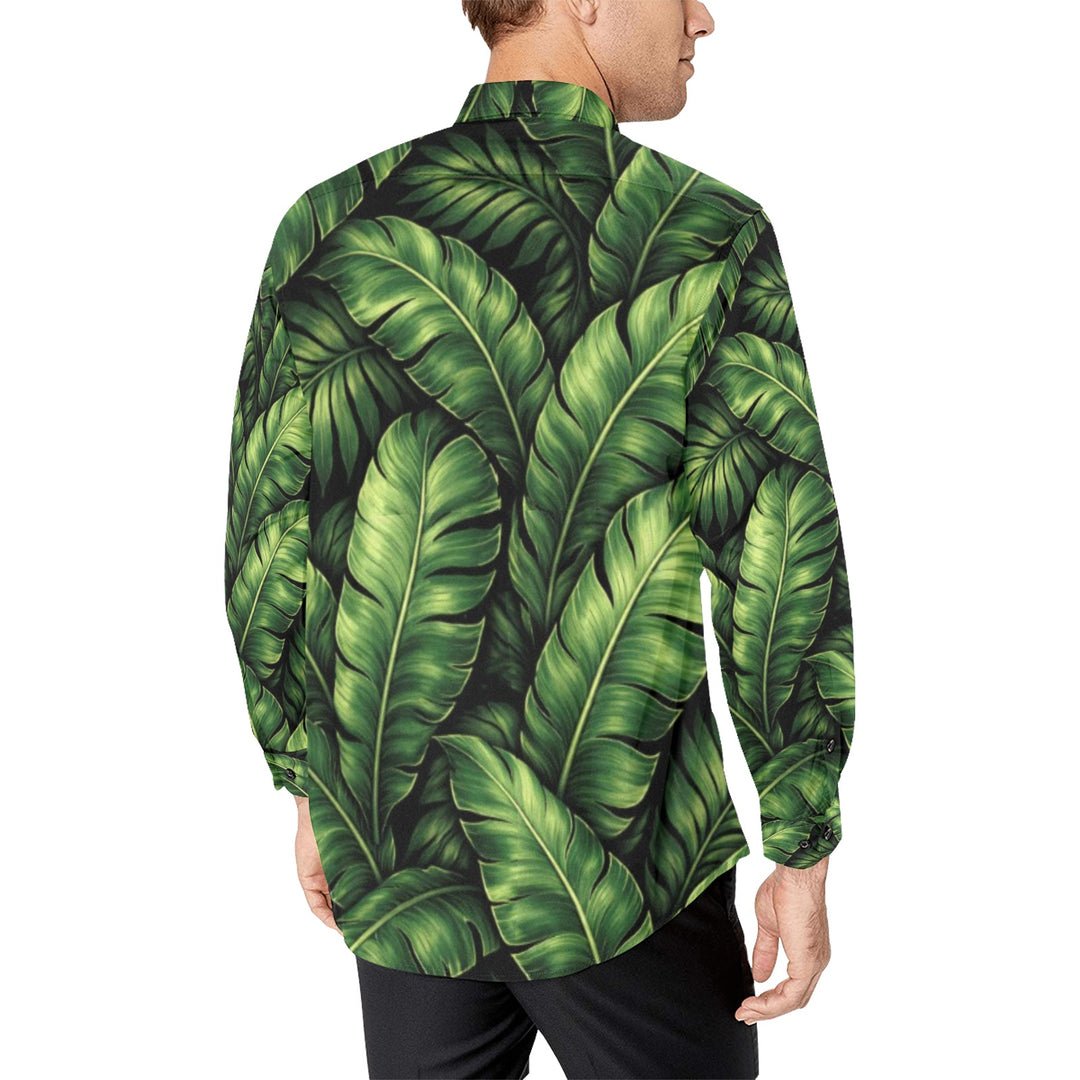 Men's All Over Print Long Sleeve Shirt(Without Pocket)(T61)