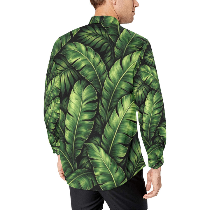 Men's All Over Print Long Sleeve Shirt(Without Pocket)(T61)