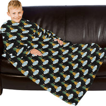 Load image into Gallery viewer, Blanket Robe with Sleeves for Kids
