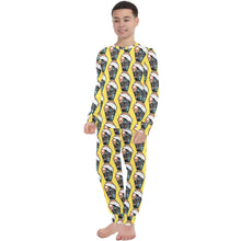 Load image into Gallery viewer, Big Boys&#39; Crew Neck Long Pajama Set
