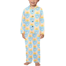 Load image into Gallery viewer, Little Boys&#39; V-Neck Long Pajama Set
