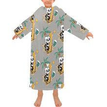 Load image into Gallery viewer, Blanket Robe with Sleeves for Kids
