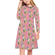 Load image into Gallery viewer, Girls&#39; Long Sleeve Dress
