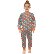 Load image into Gallery viewer, Little Girls&#39; Crew Neck Long Pajama Set
