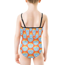 Load image into Gallery viewer, Kids&#39; Spaghetti Strap Ruffle Swimsuit
